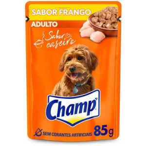 Sachê Champ Cães Adultos Sabor Caseiro Frango 85g