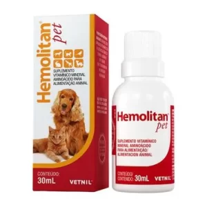 Suplemento Vitamínico Hemolitan Pet 30 ml