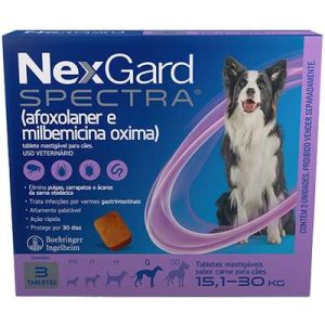 NexGard Spectra para Cães de 15,1 a 30 Kg