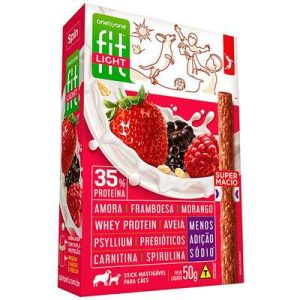 Stick Spin Pet Fit Light Amora, Framboeza e Morango 50g