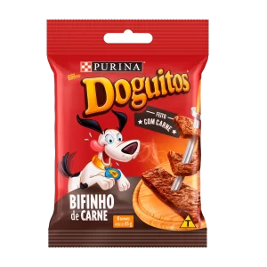 Doguitos Bifinho de Carne Cães Adultos e Filhotes 65g