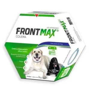 Coleira Antipulgas e Carrapatos Frontmax Cães 4 kg até 26 kg