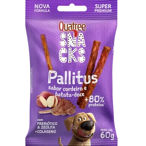Quatree Snacks Pallitus Cordeiro e Batata Doce 60g