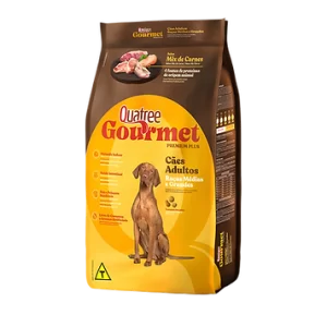 Quatree Gourmet Cães Adultos Raças Médias e Grandes Mix de Carne GRANEL