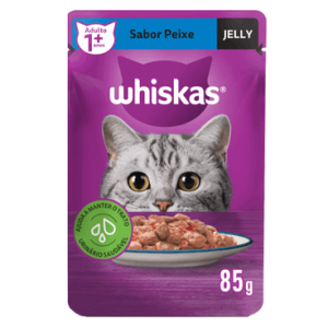Sachê Whiskas Gatos Adultos Peixe Jelly 85g