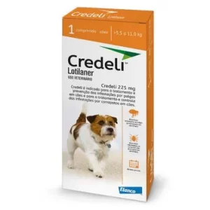 Antipulgas Credeli 225mg Cães 5,5 a 11kg