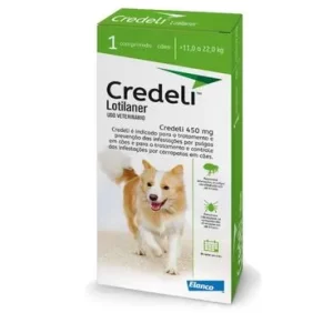 Antipulgas Credeli 450mg Cães 11 a 22kg