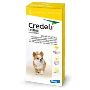 Antipulgas Credeli 56,25mg Cães 1,3 a 2,5 kg