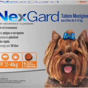 Antipulgas Nexgard Cães 2 a 4 Kg Anti Pulgas Carrapatos
