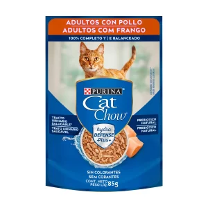 Sachê Cat Chow Adultos Frango ao Molho 85 g