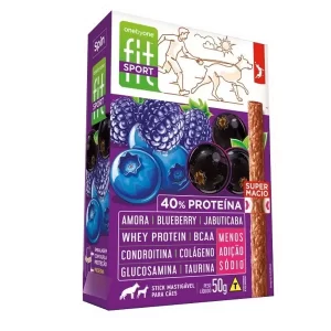 Stick Spin Pet Fit Sport Amora, Blueberry e Jabuticaba 50g