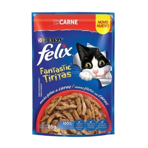 Sachê Fantastic Tiritas Adultos Carne