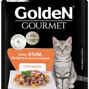 GoldeN® Gourmet Gatos Adultos Atum, Abóbora e Arroz Integral 70 g