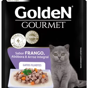 GoldeN Gourmet Gatos Filhotes Frango, Abóbora e Arroz Integral 70 g