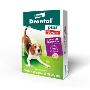 Drontral Plus Para Cães 10 kg 4 Comprimidos