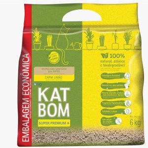 Granulado Sanitário KatBom Capim Limão 6 Kg