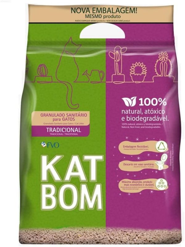 Granulado Sanitário KatBom Tradicional 3 Kg