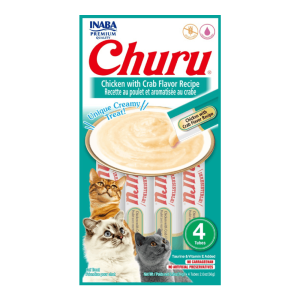 Churu Sabor Frango e Caranguejo Para Gatos 56 g