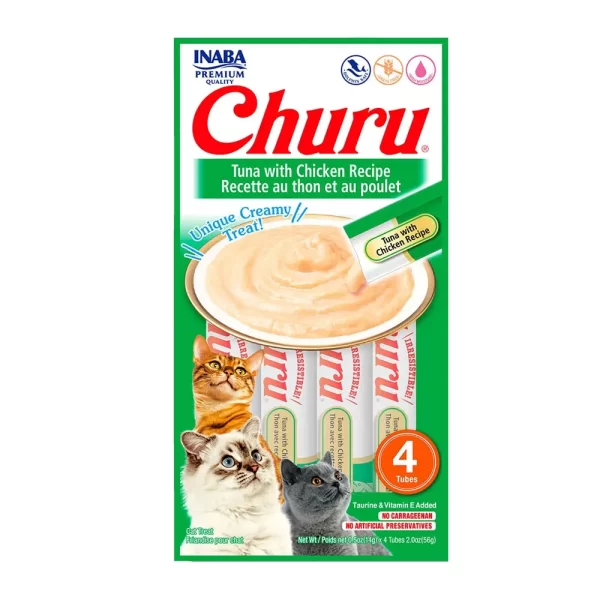 Churu Sabor Atum e Frango Para Gatos 56 g