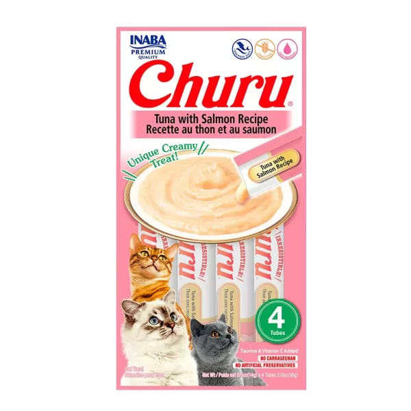 Churu Sabor Atum e Salmão Para Gatos 56 g