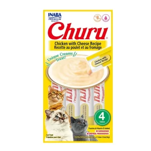 Churu Sabor Frango e Queijo Para Gatos 56 g